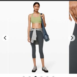 Lululemon Wunder Under Crop (High-Rise) *Full-On Luxtreme 21"Melanite